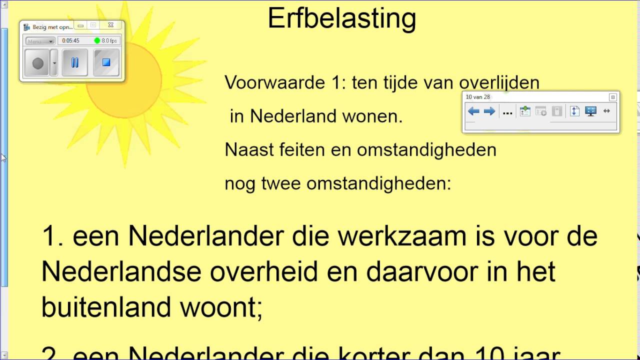 Cursus Belastingrecht Schenk En Erfbelasting