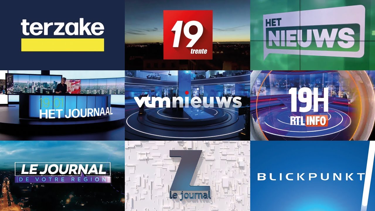 Belgian TV News Intros 2020 / Openings Compilation (HD) - YouTube - Belgische Presentator Oprichter Van Studio 100