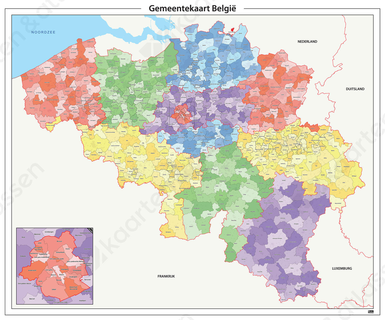 Belgium Vector Map Showing The Provinces And Administrative, 49% OFF - Dit Is De Grootste Gemeente In Wallonie