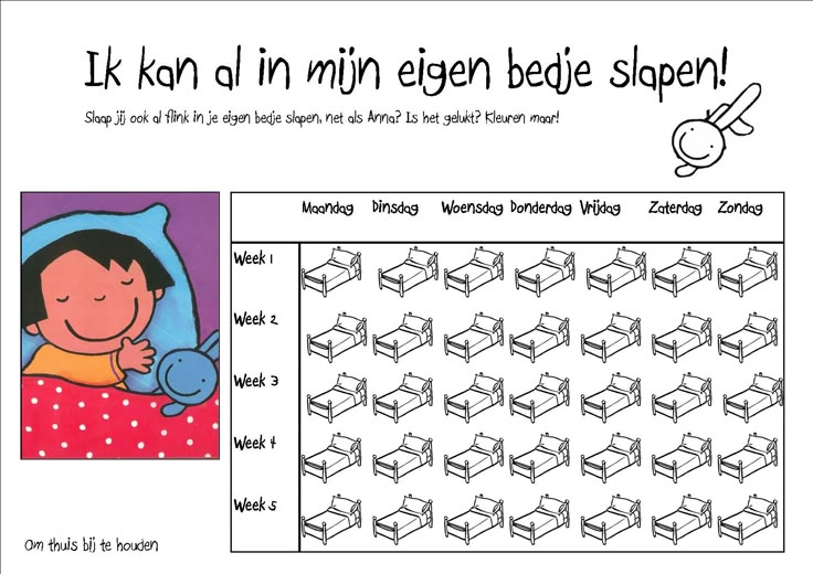 beloningsblad, anna gaat slapen, verteltas, slapen gaan, peuters - Kindergebed Voor Het Slapen Gaan