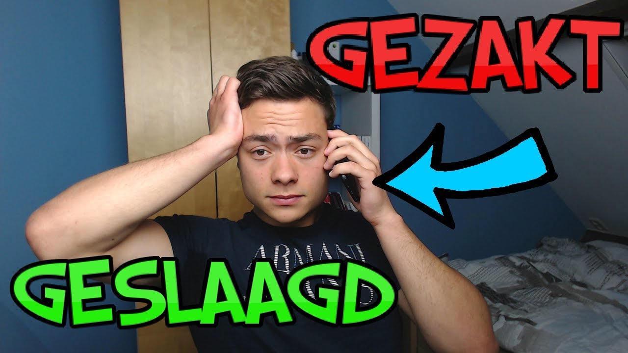 Ben ik GESLAAGD of GEZAKT *telefoontje* !! - YouTube - Wanneer Ben Ik Geslaagd Vwo