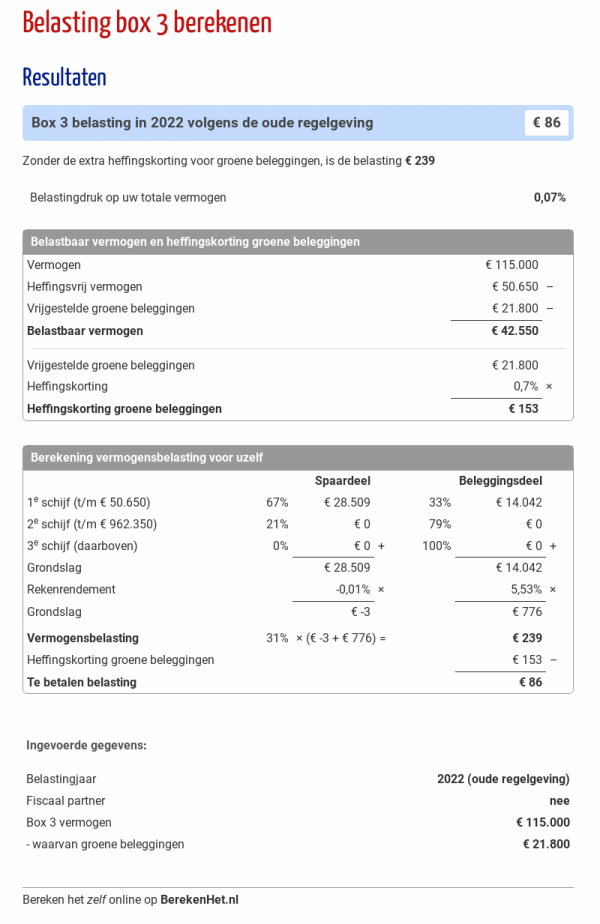 Berekenen Box 3 2023 - Image to u - Box 3 Belasting 2023 Berekenen