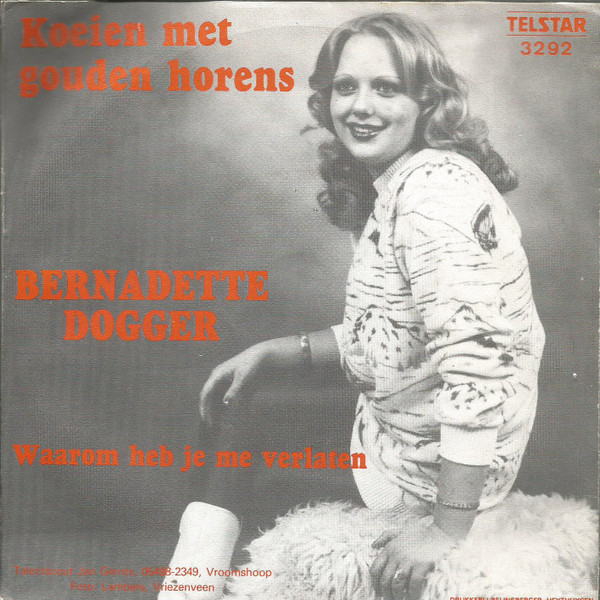 Bernadette Dogger – Koeien Met Gouden Horens (1981, Vinyl) - Discogs - Koeien Met Gouden Horens Beloven