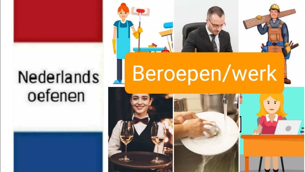 Beroepen/werk - Nederlands leren - NT2 - woordenschat - learn Dutch - Beroepen Met Natuur En Techniek