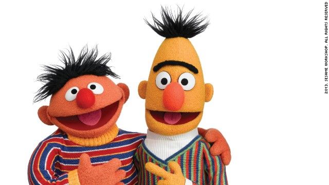 Bert & Ernie from Sesame Street | Muppets, Sesame street, Sesame street - Hoeveel Wenkbrauwen Hebben Bert En Ernie Samen