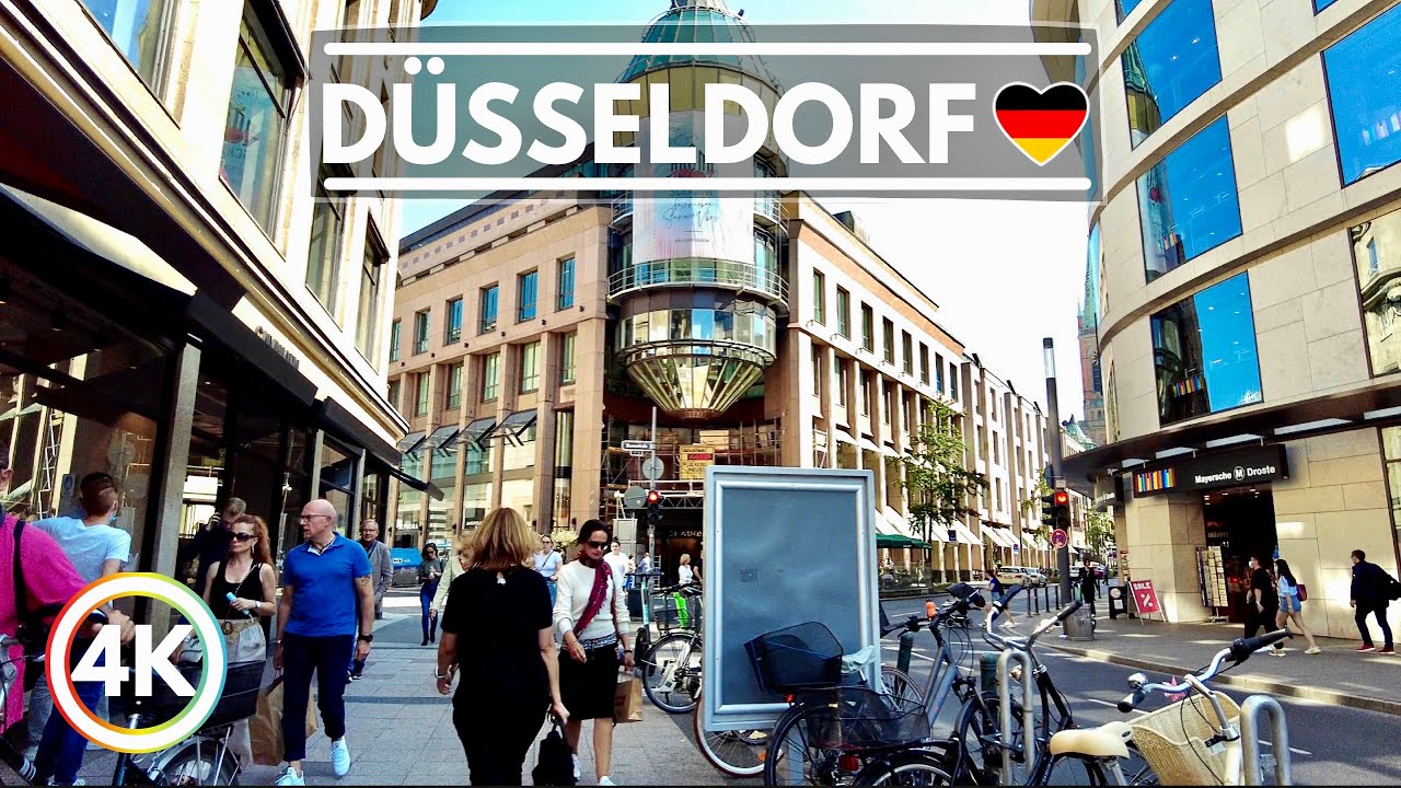 Best Shopping Street in Düsseldorf Germany! 4K Walk With Captions - Zijn De Winkels Open In Duitsland