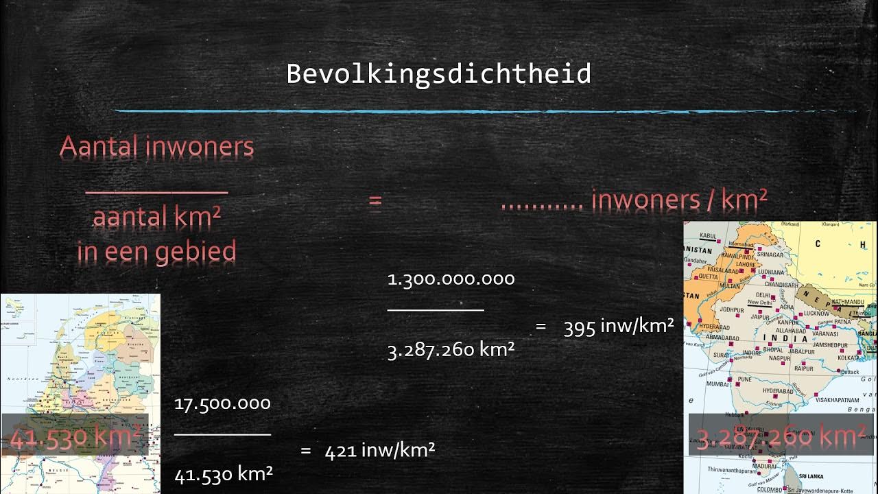 Hoe Bereken Je De Bevolkingsdichtheid
