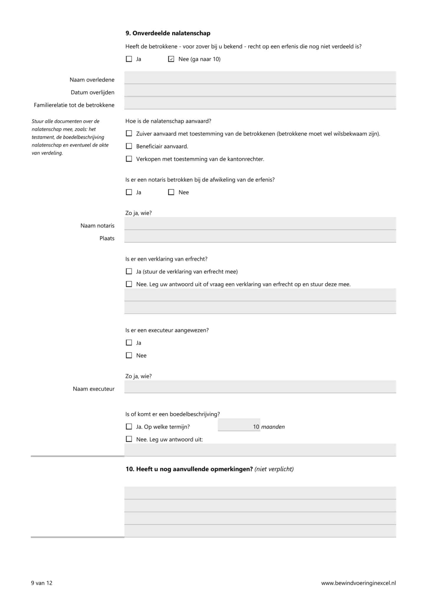 Bewindvoering-rekening-en-verantwoording-012021-Voorbeeld-09 - Mijn Bewind Rekening En Verantwoording