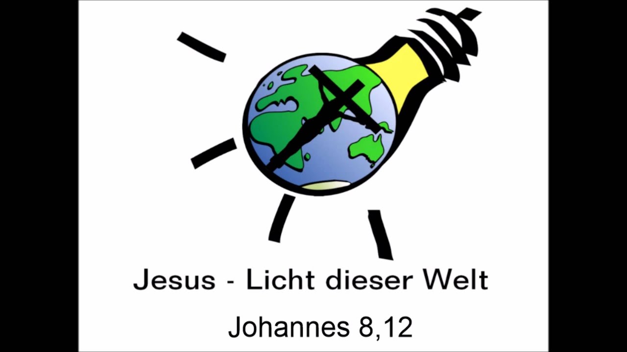 [Bibelvers] Jesus - Ich bin das Licht der Welt.- Johannes 8,12 - YouTube - Jezus Is Het Licht Der Wereld Tekst