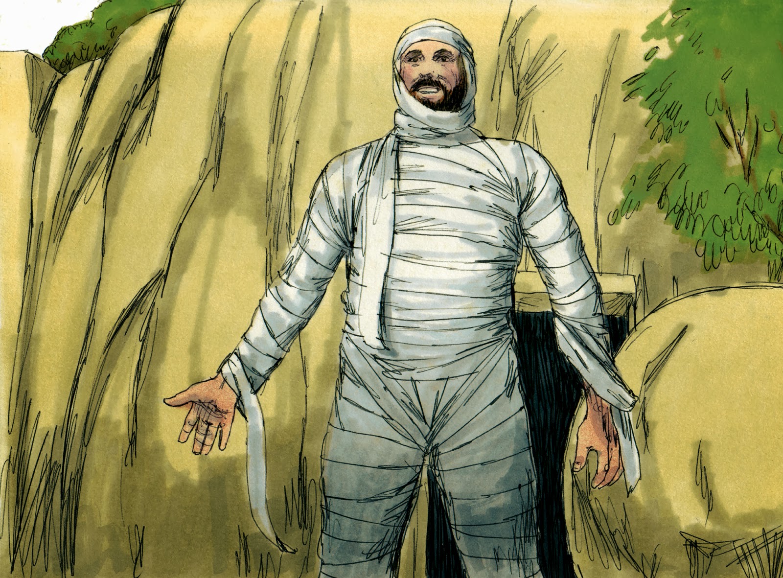 Bible Fun For Kids: Lazarus Lives Again! - Lazarus En De Rijke Man