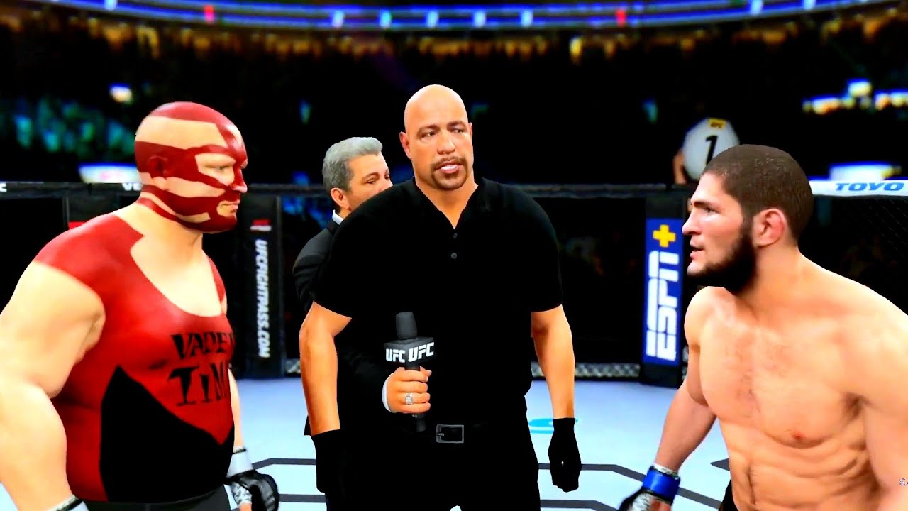 Big Van Vader vs. Khabib Nurmagomedov - EA Sports UFC 4 - YouTube - Wie Is De Vader Van Donald Duck