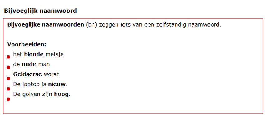 Bijvoeglijk naamwoorden - Nederlands voor in de onderbouw - Voltooid Deelwoord Als Bijvoeglijk Naamwoord Oefeningen