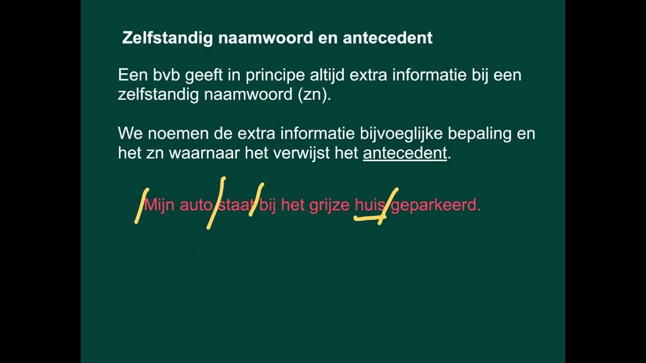 Bijvoeglijke bepaling - YouTube - Wat Is Het Bijwoordelijke Bepaling