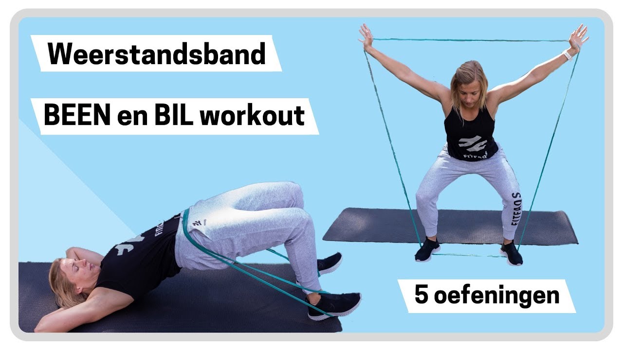 Billen en benen workout met weerstandsband - YouTube - Hoelang Van Te Voren Pre Workout