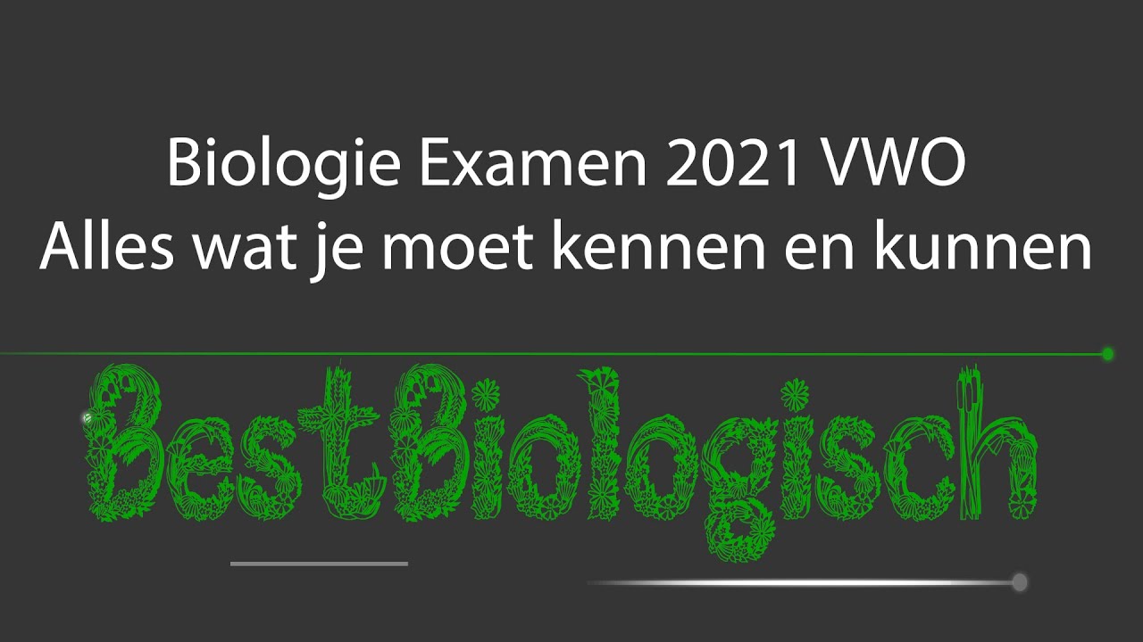 Biologie Examen Vwo 2022 Tijdvak 2