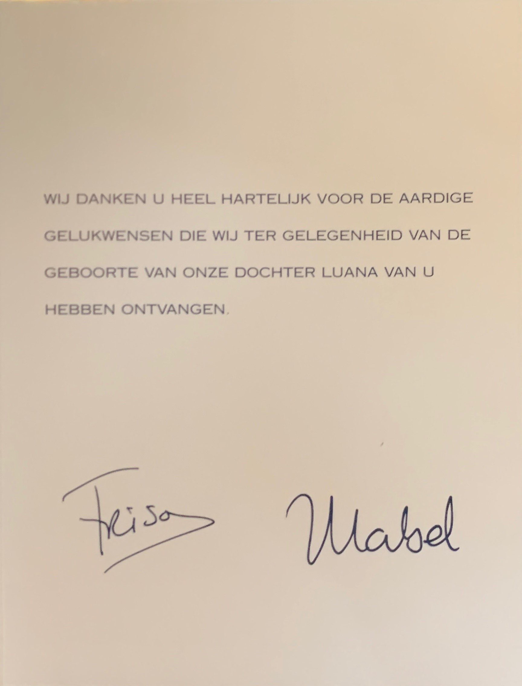 Birth of Countess Luana of Orange-Nassau, Jonkvrouwe van Amsberg - Countess Luana Of Orange-nassau Jonkvrouwe Van Amsberg