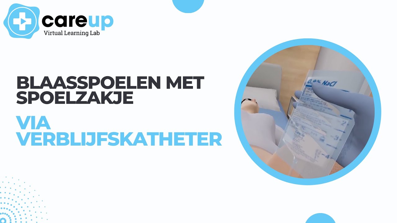 Blaasspoelen met spoelzakje via verblijfskatheter | CareUp: Virtual - Blaasirritatie Bij Blaasspoelen Wanneer Arts Waarschuwen