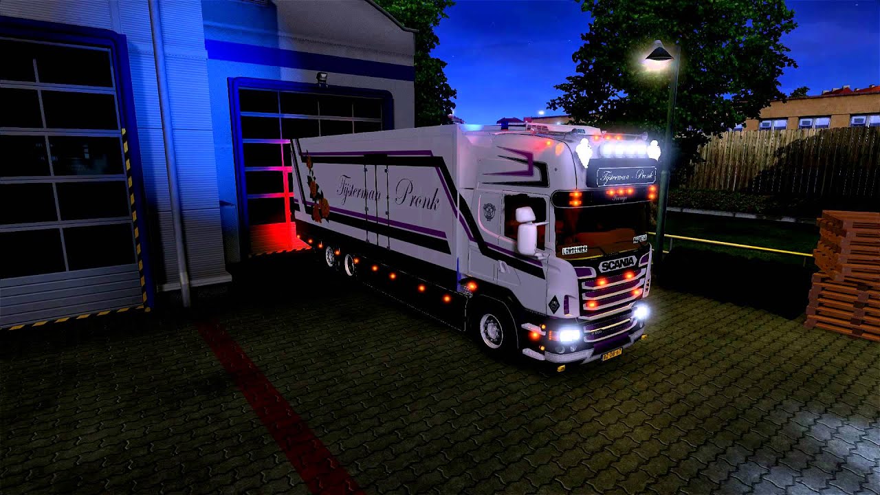 Blauwe zwaailichten in ETS2 - YouTube - Zwarte Auto Met Blauw Zwaailicht