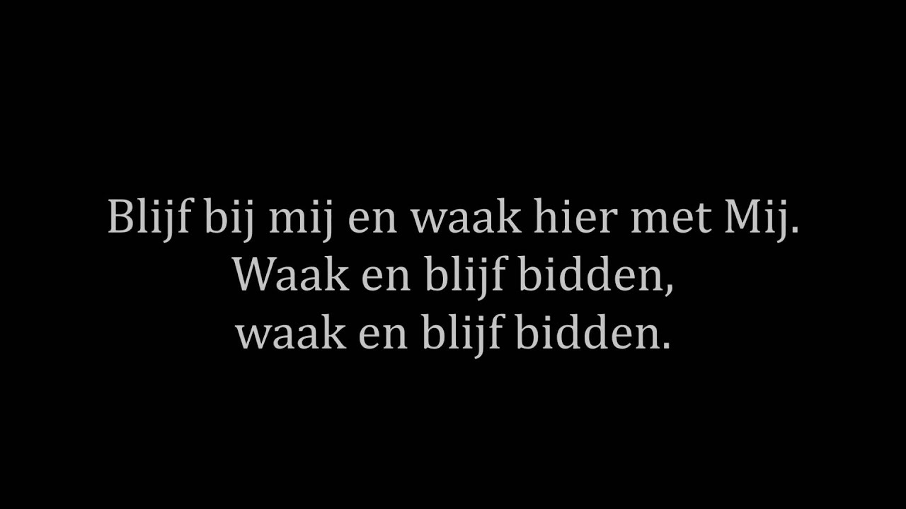 Blijf Bij Mij Taize