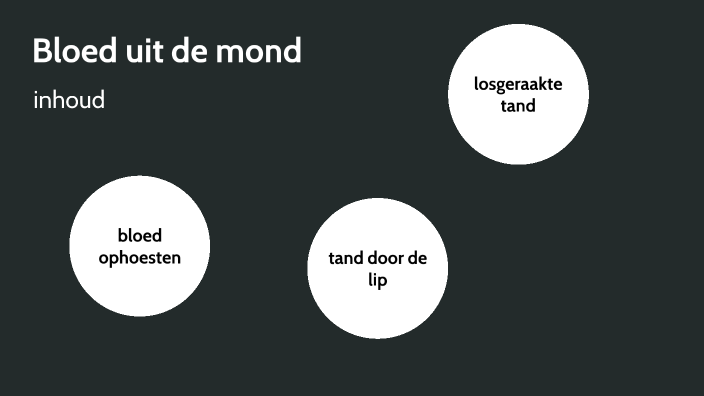 Bloed uit de mond by . . on Prezi - Bloed Uit Mond Bij Overlijden