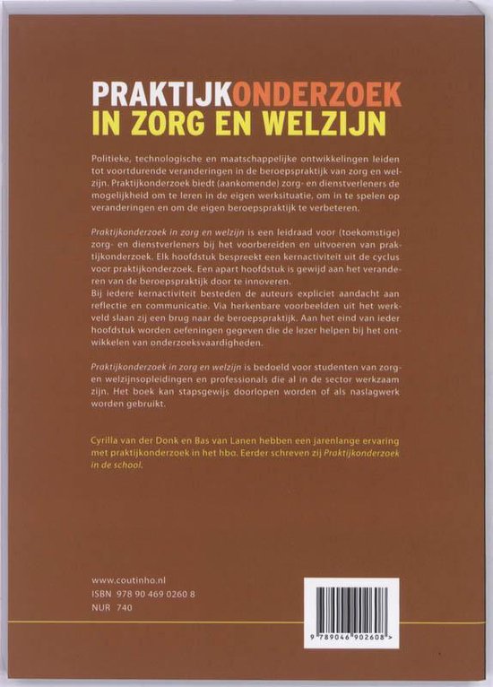 bol.com | Praktijkonderzoek in zorg en welzijn | 9789046902608 - Praktijkonderzoek In Zorg En Welzijn