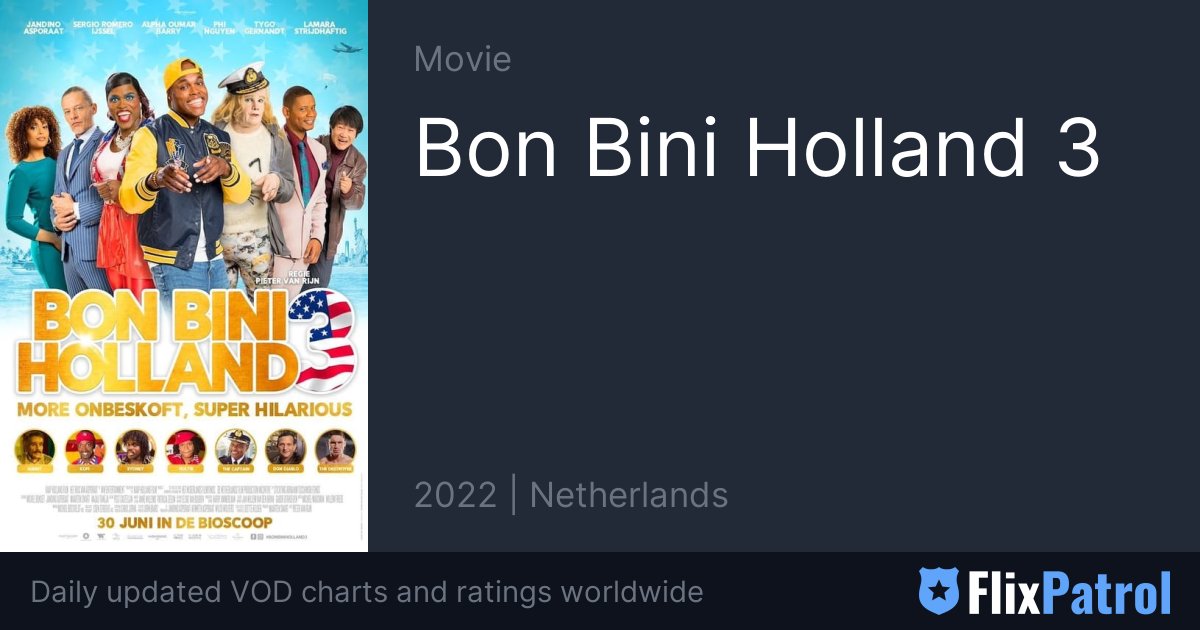 Bon Bini Holland 3 • FlixPatrol - Bon Bini Holland 3 Full Movie