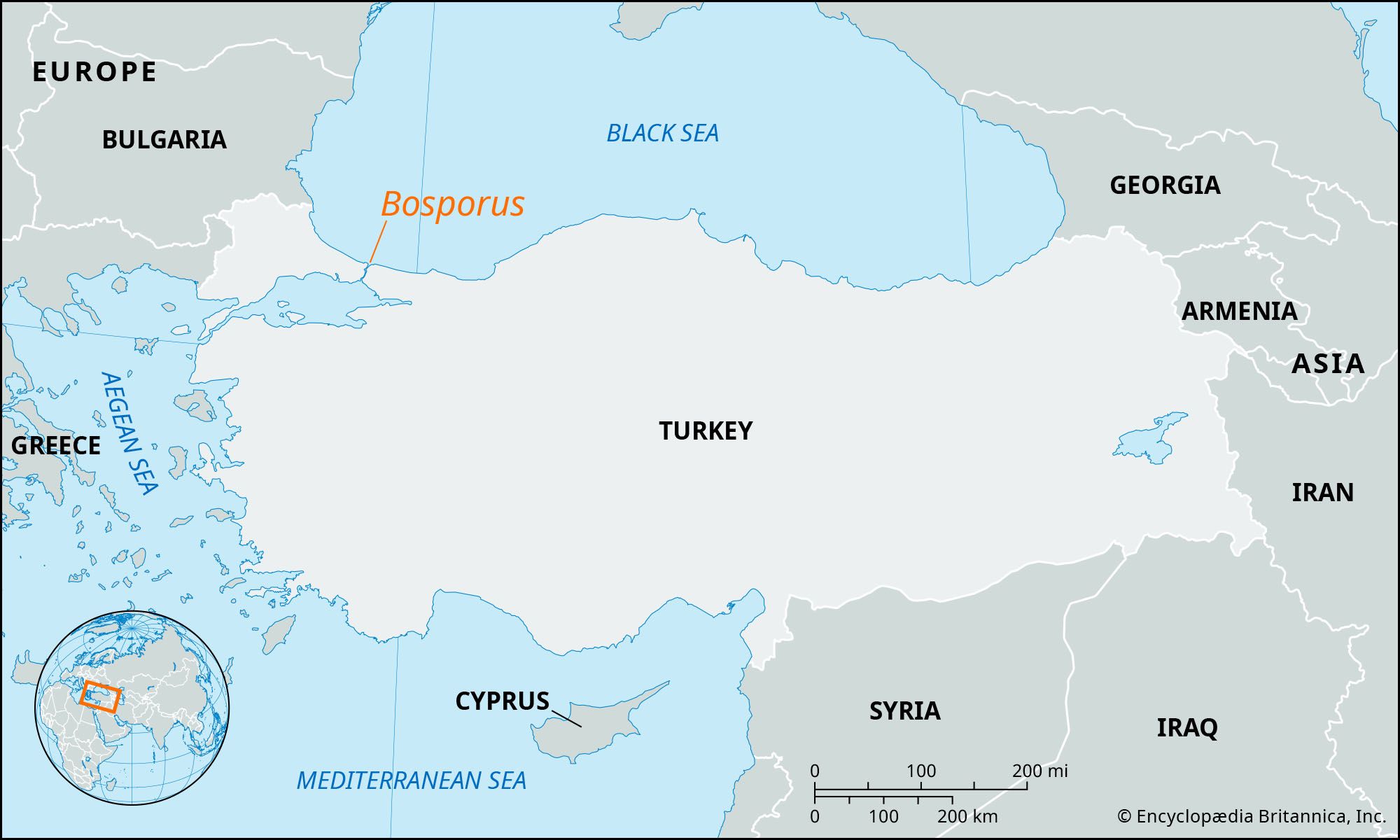 Bosporus | Strait, Istanbul, Map, History, & Facts | Britannica - Turkije Ten Oosten Van De Bosporus