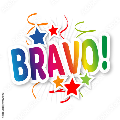 "Bravo !" fichier vectoriel libre de droits sur la banque d'images - Bravo Model In De Zorg