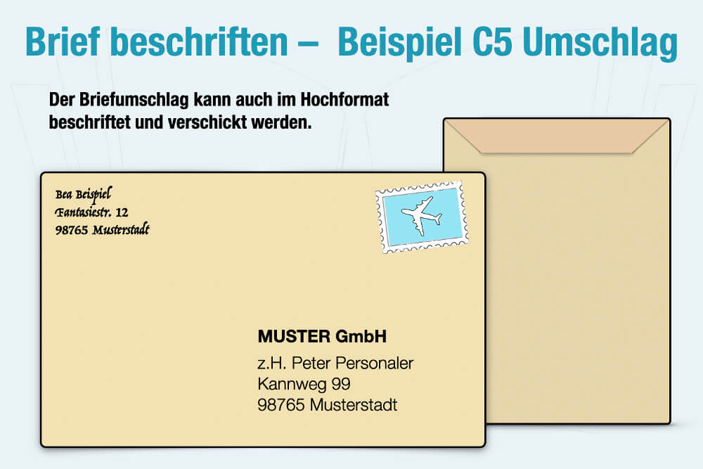 Brief beschriften: Regeln für Absender, Umschlag & Fenster - Brief Naar De Koning Schrijven