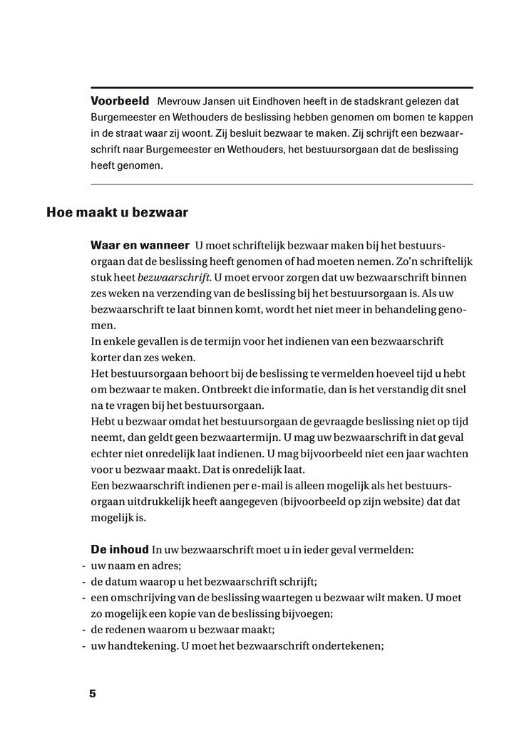 Brochure Bezwaar & Beroep - Beroep In Een Drukkerij 7 Letters