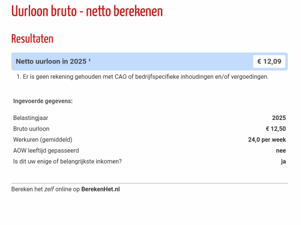 Bruto Netto Berekenen Rijksoverheid - Image to u - Hoeveel Procent Is Bruto Naar Netto
