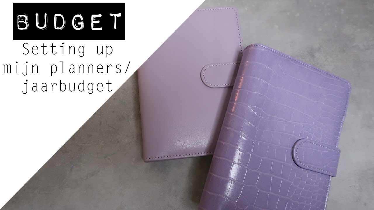 BUDGET || Setting up mijn planners / jaarbudget - YouTube - Mijn Budget Alles In 1 Contact