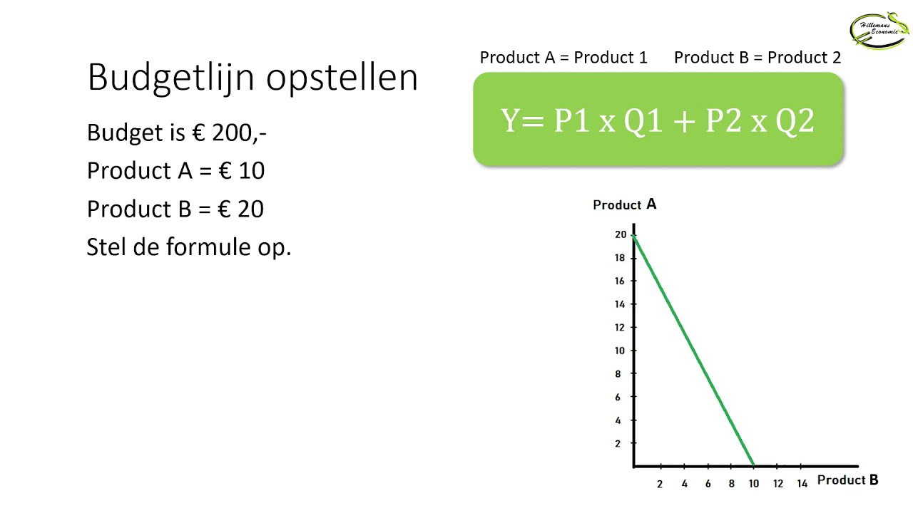 Hoe Maak Je Een Budgetlijn