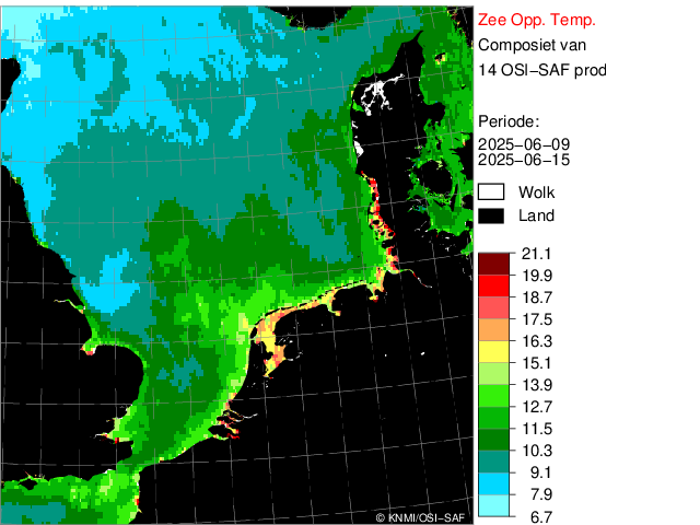 Buienradar.nl - Zeewatertemperatuur rondom Nederland en Europa - Zeewater Temperatuur Wijk Aan Zee