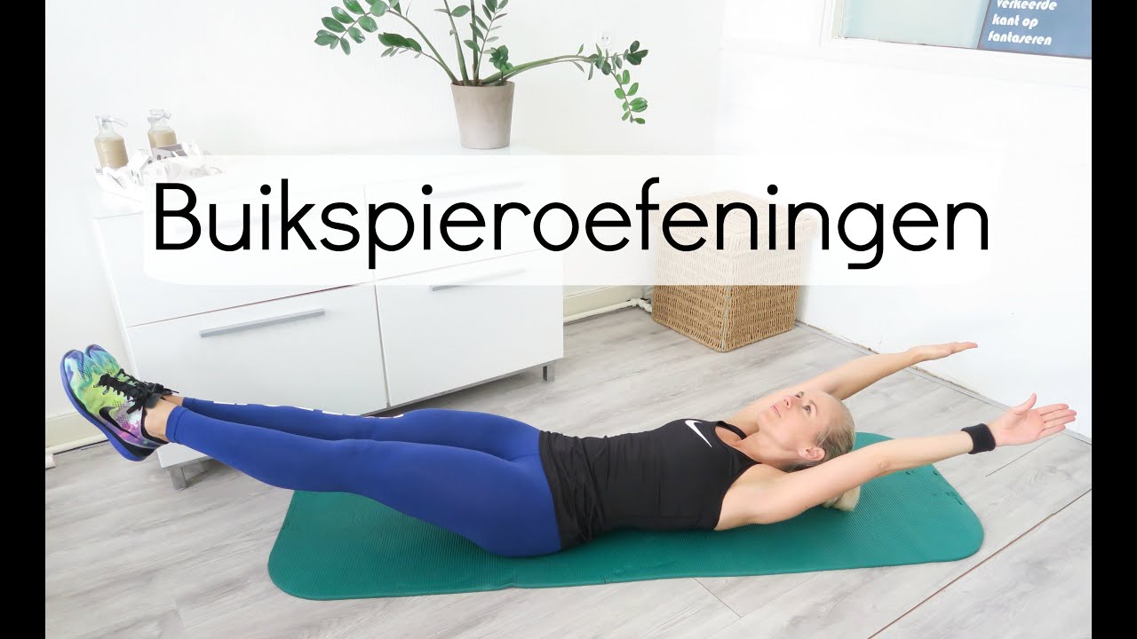 Buikspieroefeningen - 15 min. Workout voor Thuis - YouTube - Hoe Krijg Een Platte Buik
