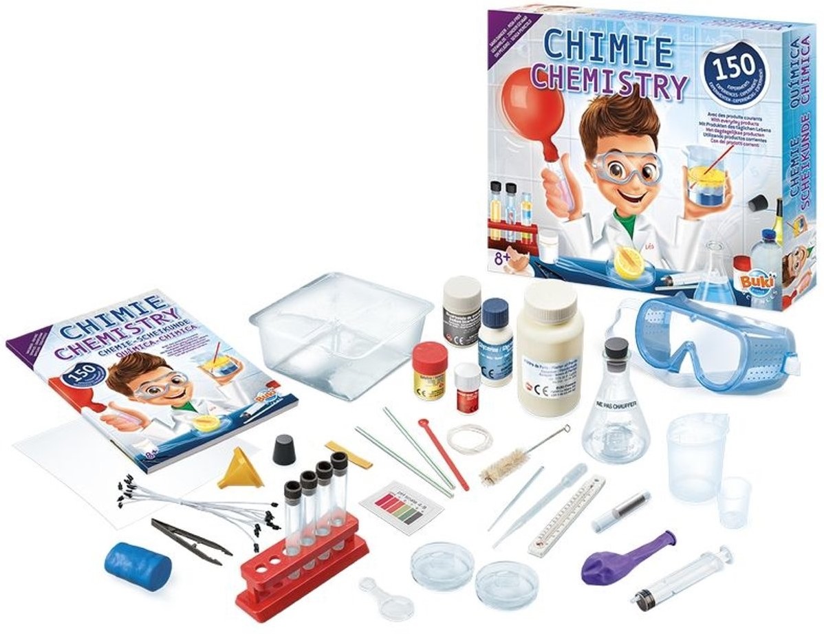 Buki - Experimenten Scheikunde - 150 Experimenten - kopen bij - Wat Voor Schrift Heb Je Nodig Voor Scheikunde