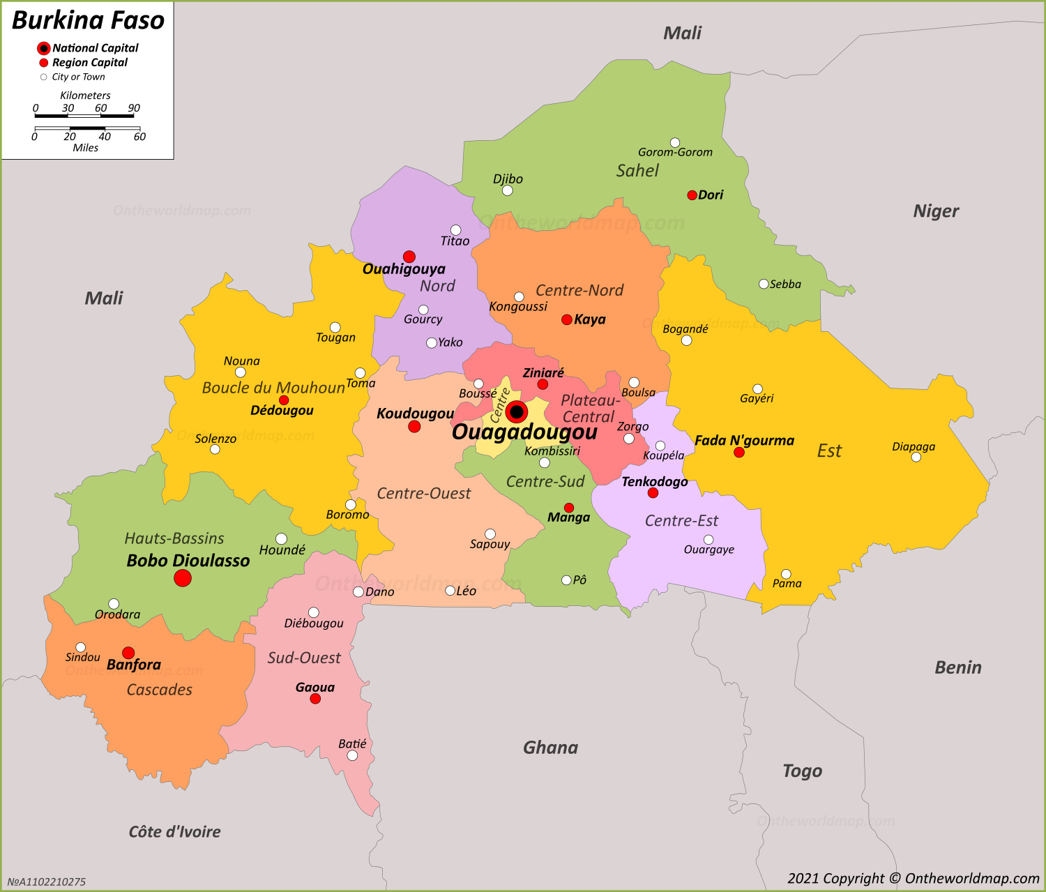 Burkina Faso Map | Detailed Maps of Burkina Faso - Burkina Faso Burkina Faso Burkina Faso