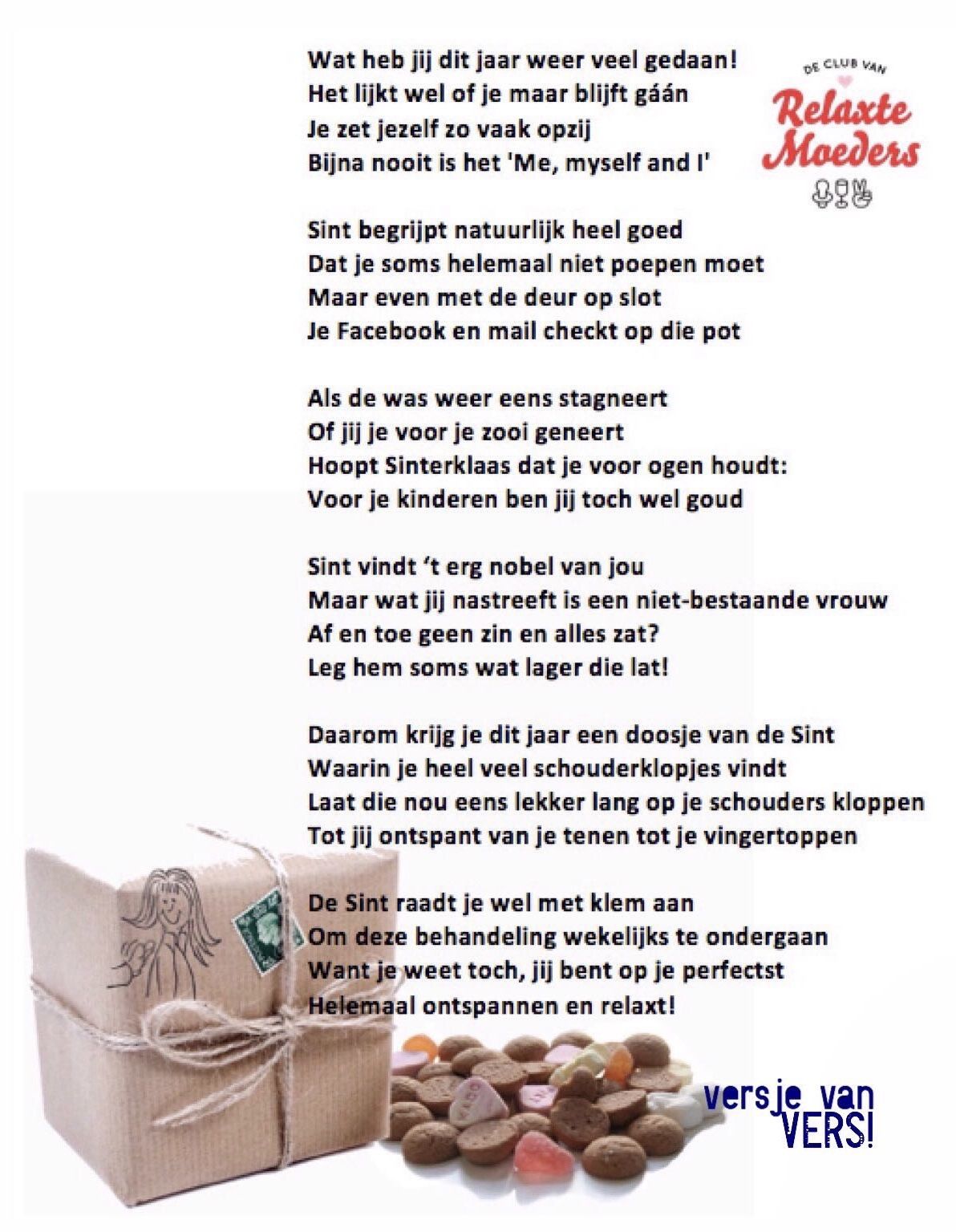 Een Gedicht Maken Voor Sinterklaas
