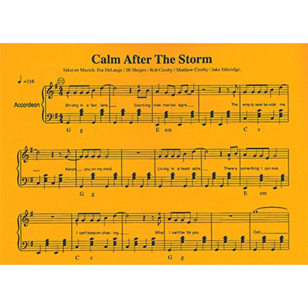 Calm After The Storm - The Common Linnets - After The Storm The Common Linnets