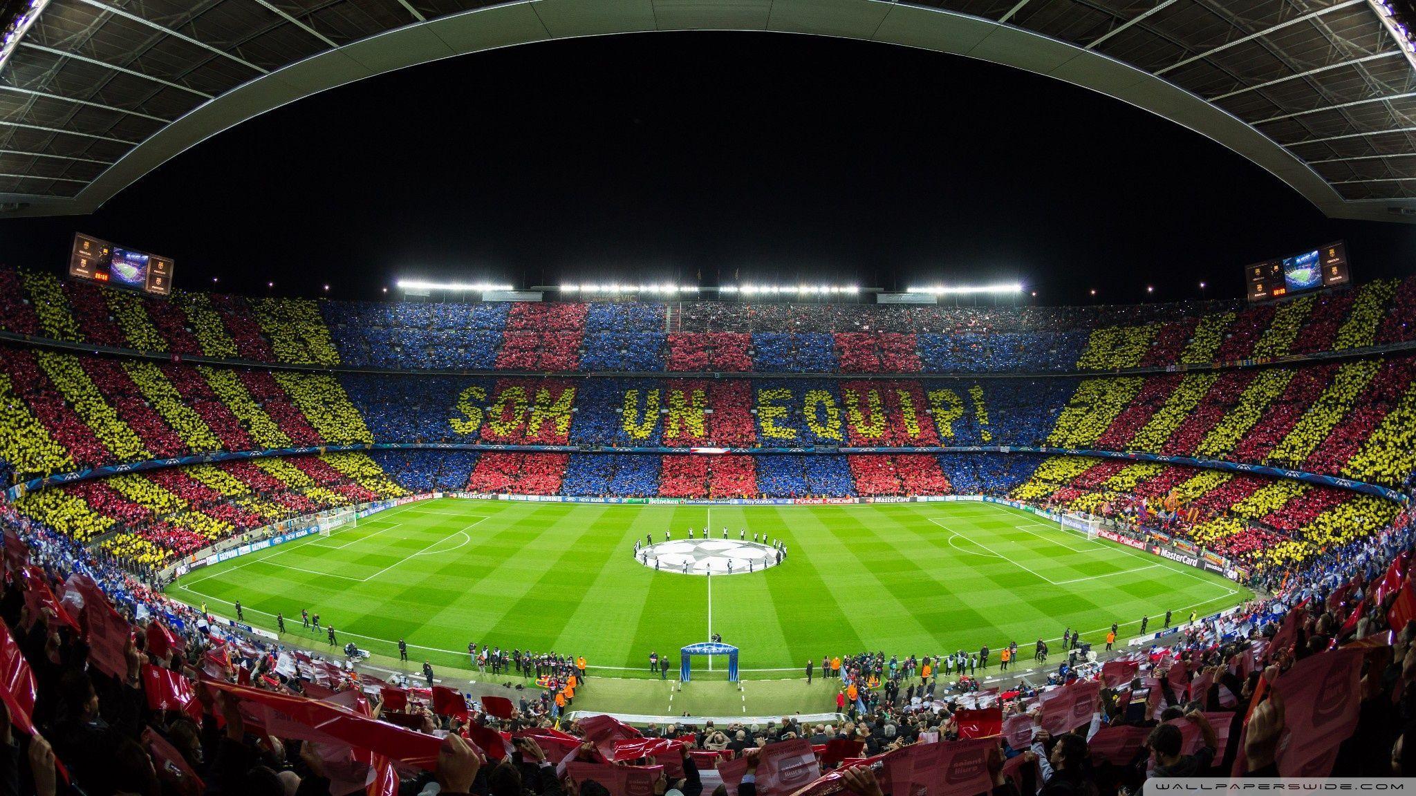 Camp Nou Wallpapers - Top Free Camp Nou Backgrounds - WallpaperAccess - Hoeveel Mensen Kunnen Er In Camp Nou