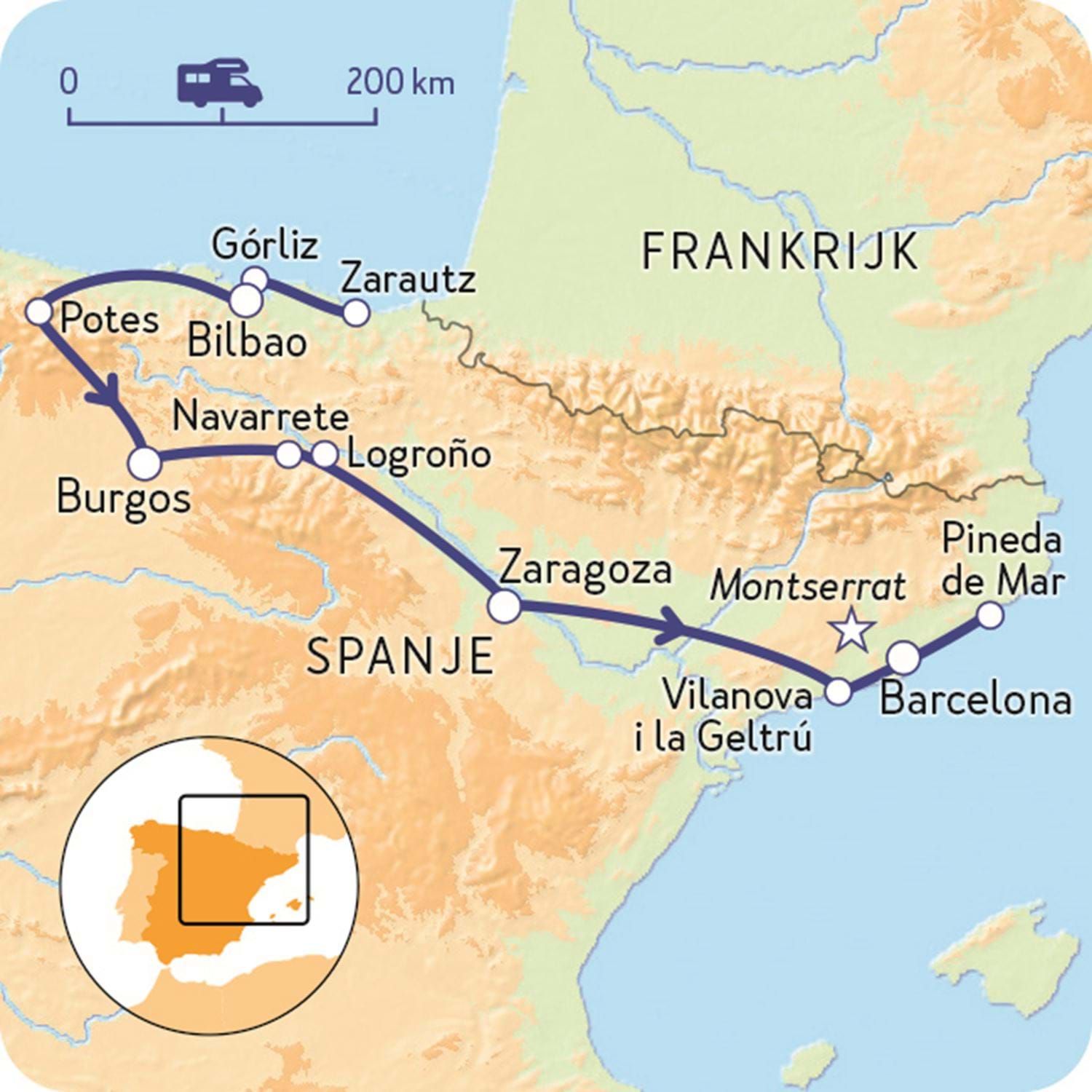 Camperroute Spanje - Van kust tot kust - NKC | Spanje, Spanje reizen - Welke Bergketen Loopt Van Noord Naar Zuid Italie 9 Letters