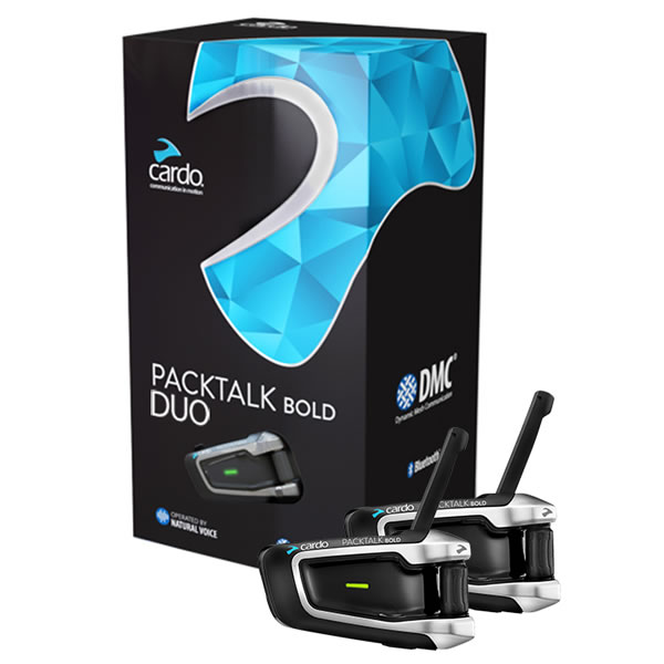 Cardo Scala Rider PACKTALK DUO BOLD motorcycle intercom headsets - Cardo Scala Rider Packtalk Duo