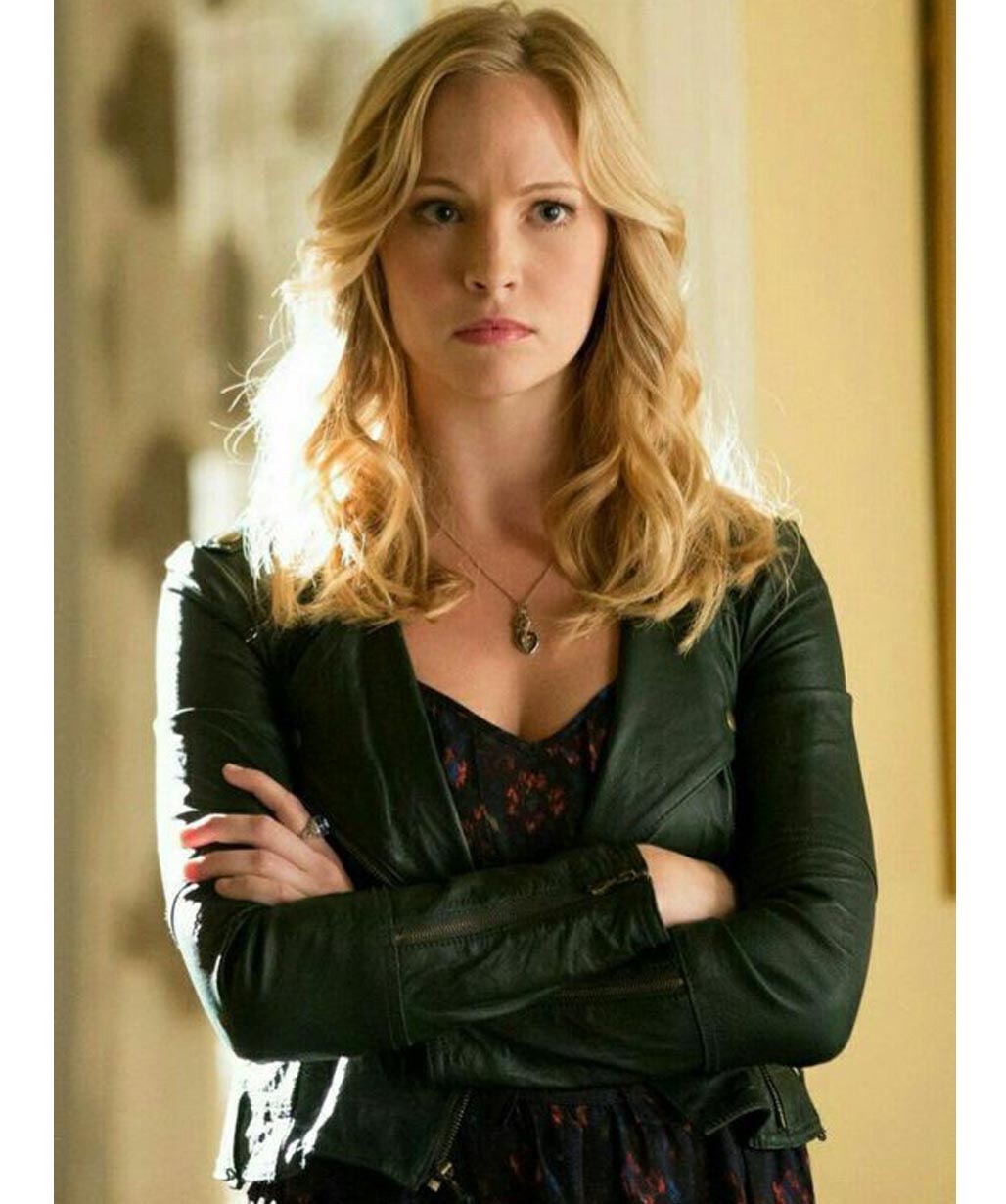 Caroline Forbes The Vampire Diaries Leather Jacket - Caroline Van Der Plas Ketting