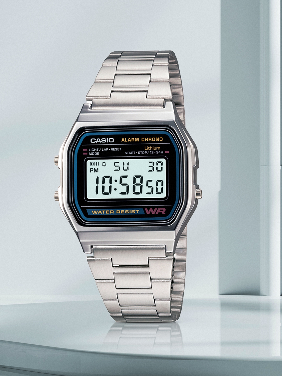 Casio Watches Casio Vintage Retro Digital Stainless Steel Watch A159WA - Casio Fx Cg50 Nederlandse Taal Instellen