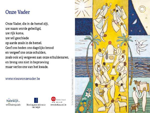 Catechesemateriaal voor de eerste zondag van de advent | Kerknet - Het Onze Vader Tekst