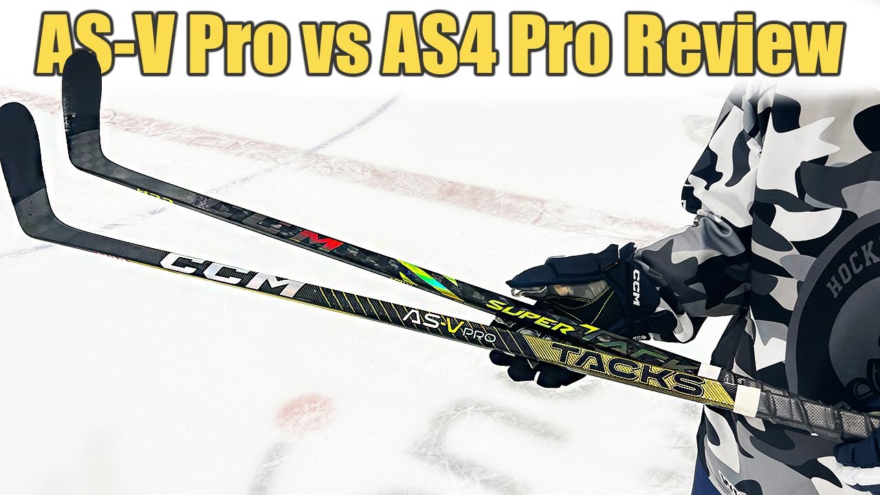 CCM Super Tacks ASV Pro vs AS4 Pro Hockey Stick Review - Old v New - Wat Is Het Verschil Tussen Ms En Als
