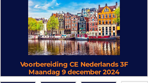 Centraal Examen voorbereiding 3F - LessonUp - Centraal Examen Nederlands Mbo 3f