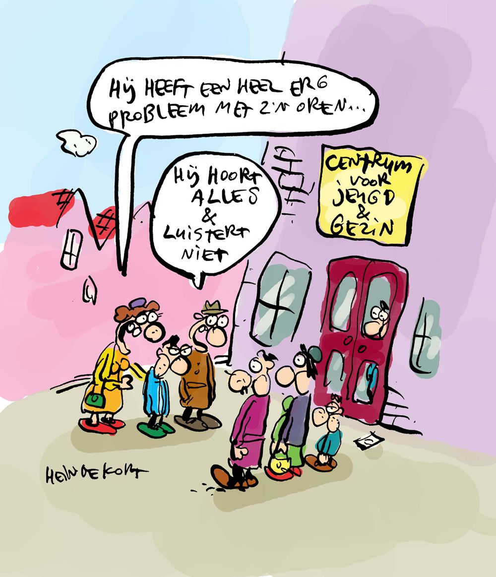 Centrum jeugd en gezin - cartoon Algemeen Funny Cartoons, Arty, Humor - Centrum Jeugd En Gezin Al-masoedilaan
