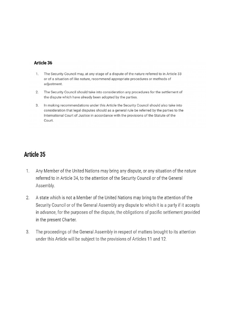 Chapter 6 of The Un Charter | PDF - Article 2 4 Un Charter