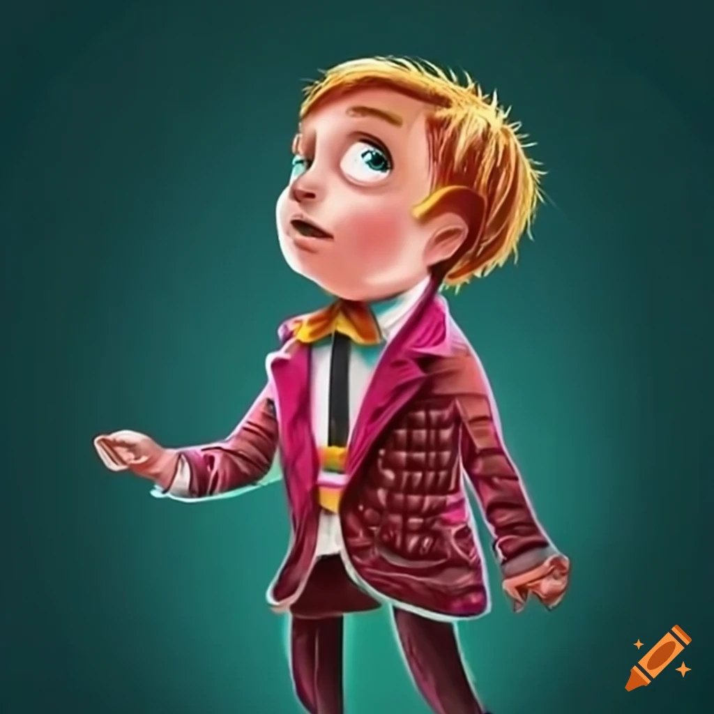 Charlie from charlie and the chocolate factory on Craiyon - Charlie And The Chocolate Factory 2